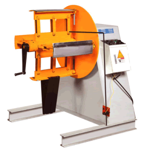 3 Ton hydraulic decoiler short shaft for light keel machine