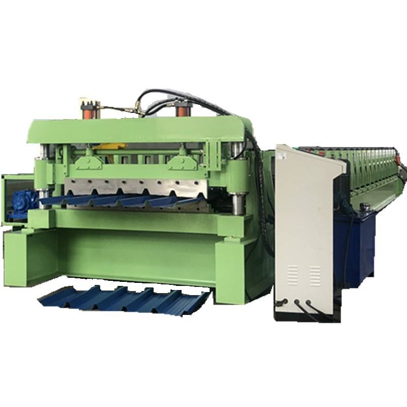 China New Product Rolling Shutter Strip Making Machine - Gearbox transmission IBR metal roofing sheet machine – Zhongtuo detail pictures