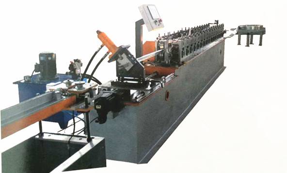 OEM/ODM Supplier Highway Guardrail Sheet Roll Forming Machine – T-grid roll forming machine – Zhongtuo detail pictures