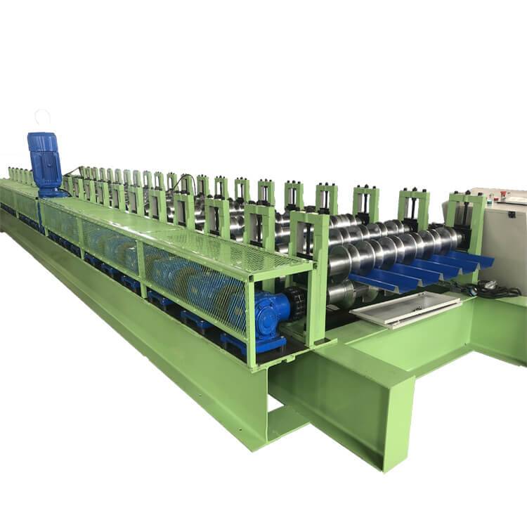 Hot New Products Square, Round Oval Pipe Making Machine - High speed roofing sheet machine – Zhongtuo detail pictures