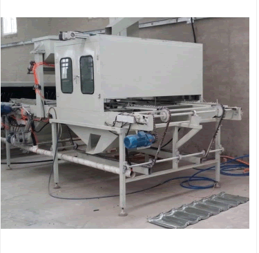 Chinese Professional Upright Shelf Storage Racking Shelves Roll Forming Machine - Stone coated roofing machine – Zhongtuo detail pictures