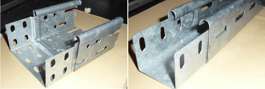 Light duty cable tray rolling machine b
