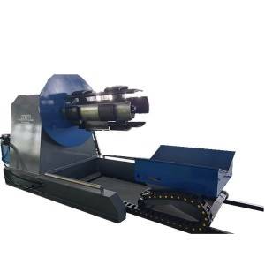 5T automatic hydraulic decoiler with pressing arm with loading car =7600 USD