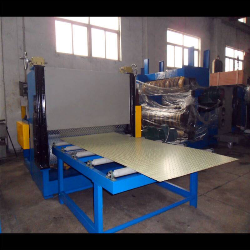 Trending Products Roof Tile Roll Making Machine - Metal embossing machine – Zhongtuo detail pictures