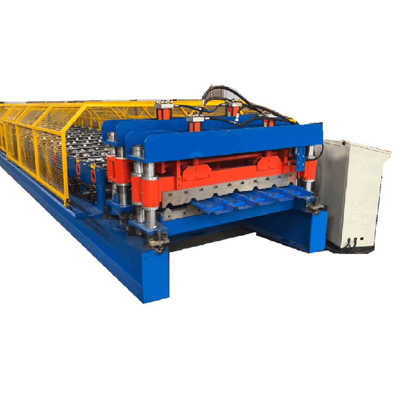 Best Price on Suspended Ceiling Channel Roll Forming Machine - IBR and Glazed tile by one machine – Zhongtuo detail pictures