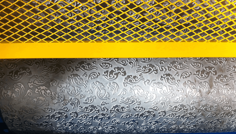Metal embossing machine c