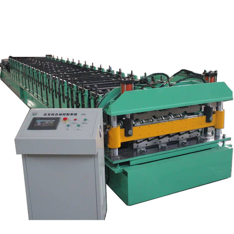 High definition Step Tile Roofing Sheet Rolling Machine - Double layer machine – Zhongtuo