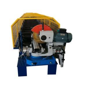 Square down water rain pipe making machine with the bending machine