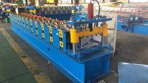 Top Suppliers Double Layer Roll Forming Machine - Ridge Cap Machine and Product – Zhongtuo