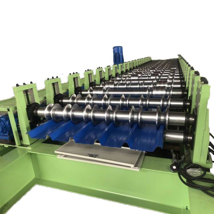 Hot New Products Square, Round Oval Pipe Making Machine - High speed roofing sheet machine – Zhongtuo detail pictures