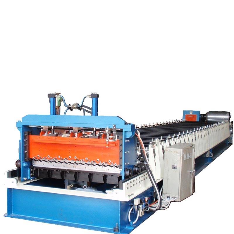 100% Original Factory Light Gauge Steel Keel Roll Forming Machine - Corrugated sheet roll forming machine – Zhongtuo detail pictures