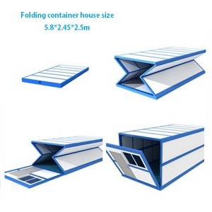 Easily Installing China 20FT Office Folding Container House for Sale
