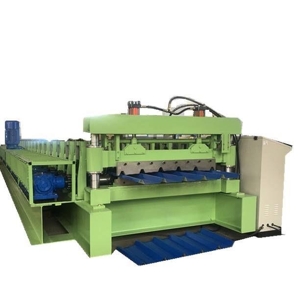 China New Product Rolling Shutter Strip Making Machine - Gearbox transmission IBR metal roofing sheet machine – Zhongtuo detail pictures