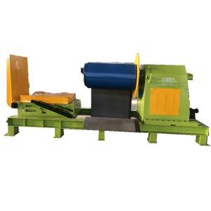Hydraulic decoiler with the loading car with turnover function