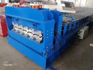 OEM Manufacturer Steel Roof Decking Panel Roll Forming Machine - Glazed tile roll forming machine  – Zhongtuo