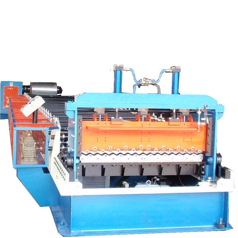 100% Original Factory Light Gauge Steel Keel Roll Forming Machine - Corrugated sheet roll forming machine – Zhongtuo detail pictures