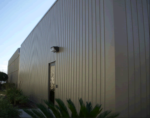 overlapping of wall cladding panel