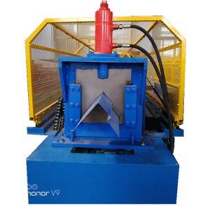 New Delivery for Steel Roof Tile Making Machine - Steel Ridge Cap Roll Forming Machine – Zhongtuo