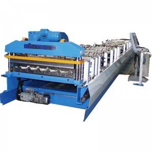 OEM China Color Steel Deck Roll Forming Machine - Motor shearing metal roofing sheet machine – Zhongtuo