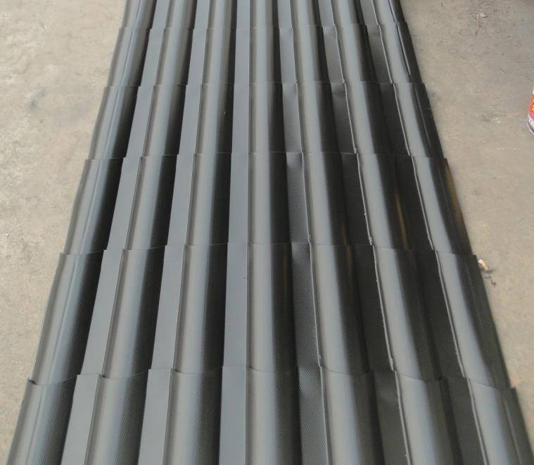 Original Factory Furring Channel Forming Machine - 950mm Arc Glazed tile roofing making machine pillar frame – Zhongtuo detail pictures
