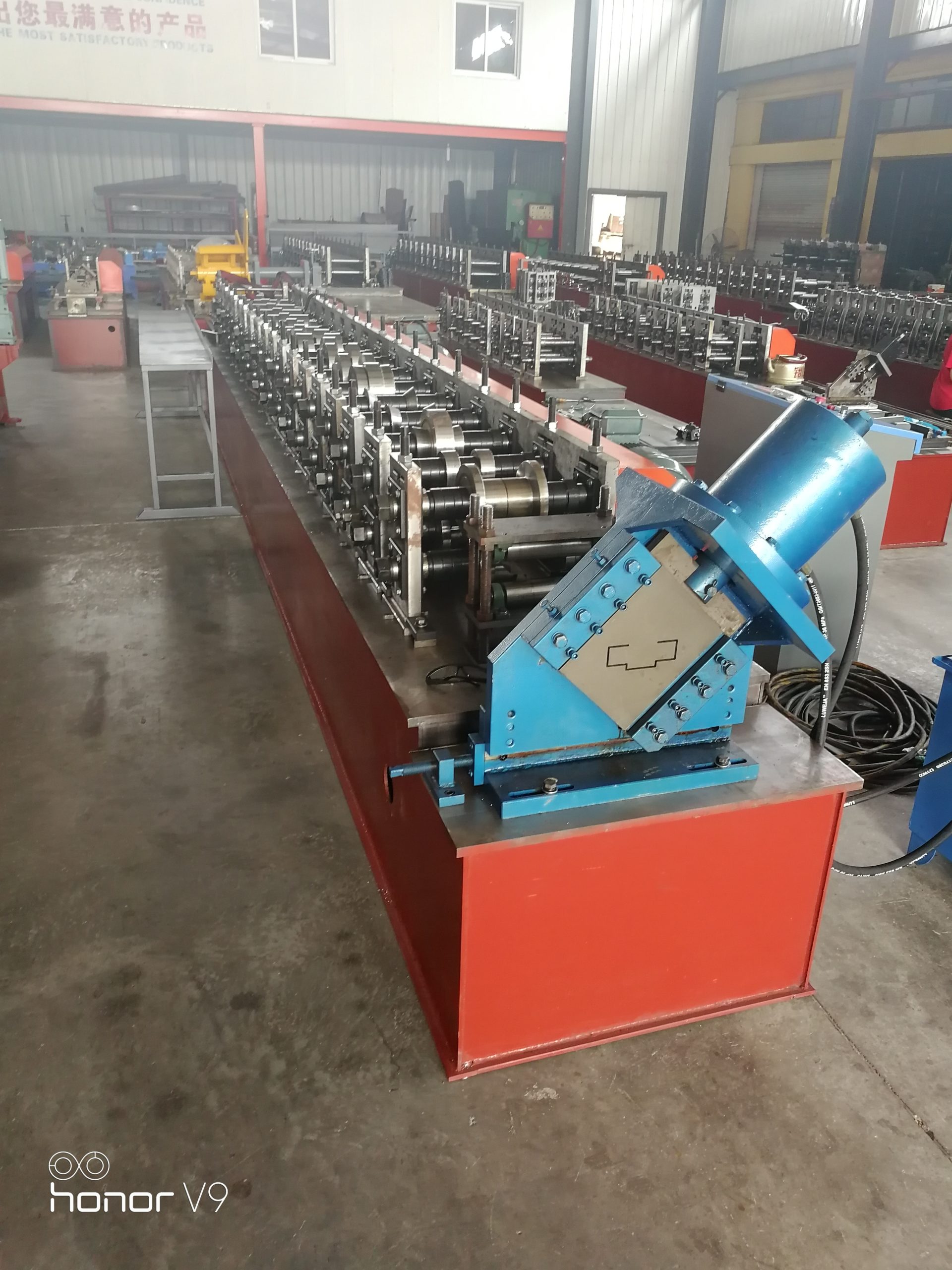 Fully automatic door frame making machine
